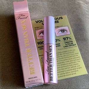 NIB Too Faced Better Than Sex Mascara 4.8 g / 0.17 oz